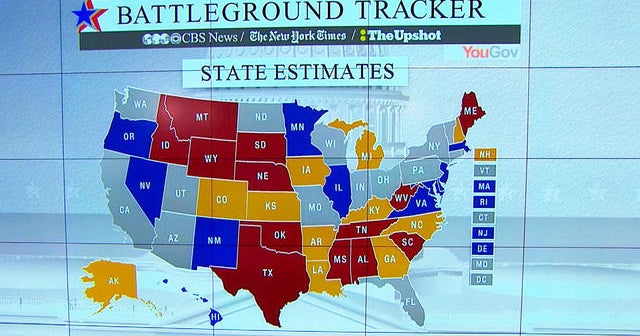 Battleground Tracker: Senate control comes down to three races - CBS News