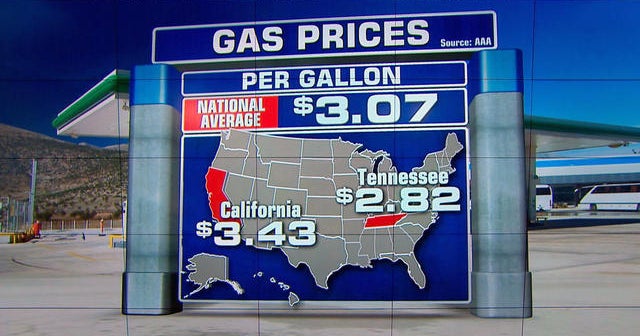 Gas prices plunge to lowest level in five years - CBS News