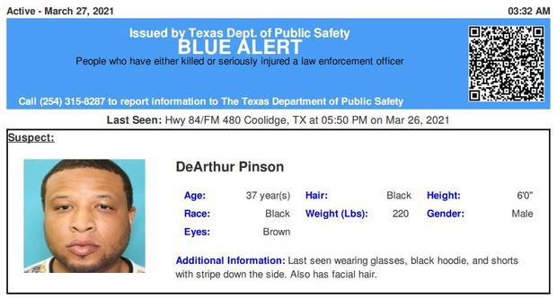 DeArthur Pinson blue alert 