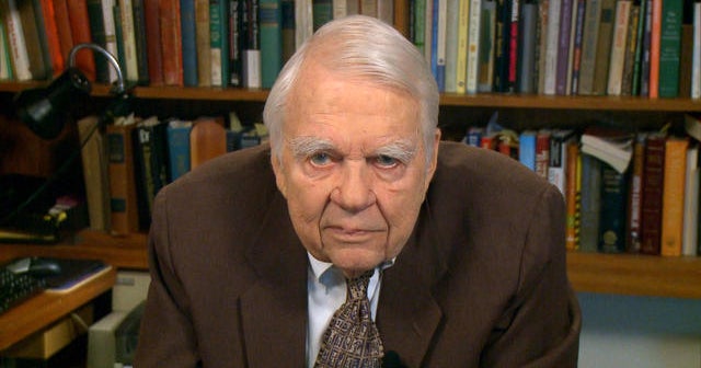 Andy Rooney on why he hates to be called a veteran - CBS News