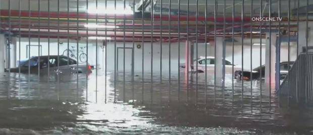 Water Main Break Floods Sunset Boulevard In Pacific Palisades 