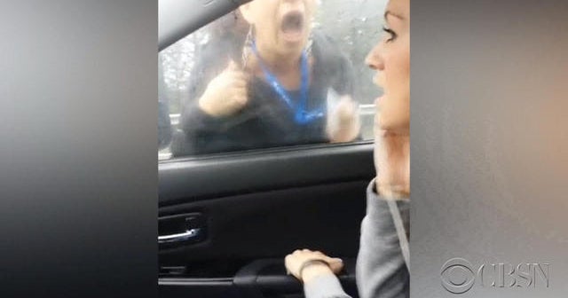 Woman arrested for identical road rage attacks - CBS News
