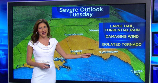 Weather forecast: Millions face travel trouble ahead of holidays - CBS News