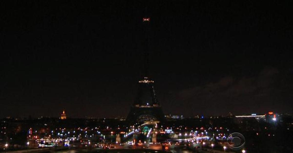 Eiffel Tower Goes Dark As France Mourns Cbs News