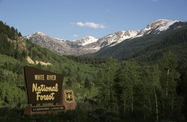 White River National Forest in the Colorado Rocky Mountains 