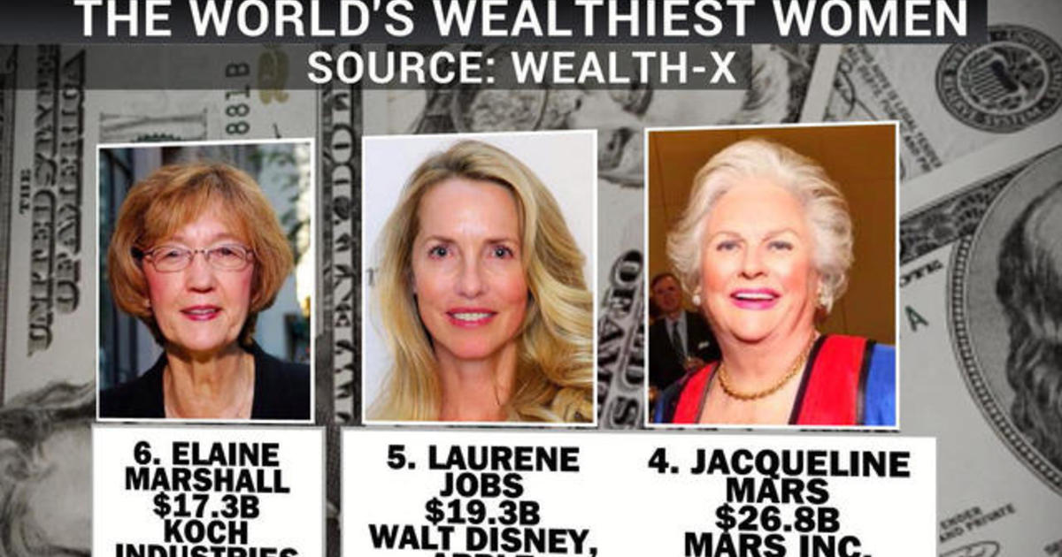 The Worlds Wealthiest Women Ranked Cbs News 0927