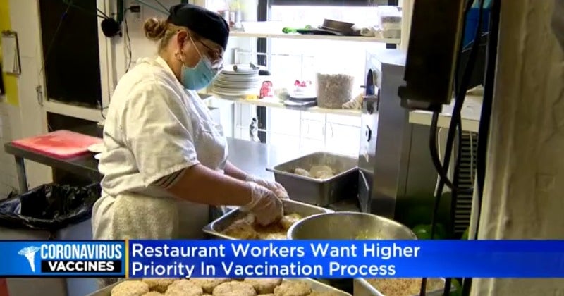 Chicago's Restaurant Workers Want Priority Status In Getting The COVID