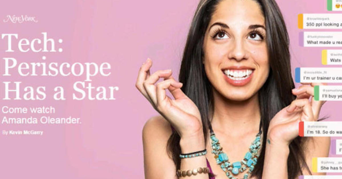 Periscope made this woman a star - CBS News