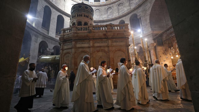 TOPSHOT-ISRAEL-PALESTINIAN-RELIGION-CHRISTIANITY-HOLY THURSDAY 