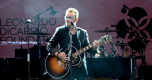Bono still unable to play guitar after bike injury CBS News
