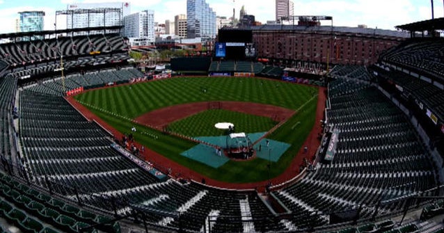Reporter's take Inside an empty Camden Yards CBS News