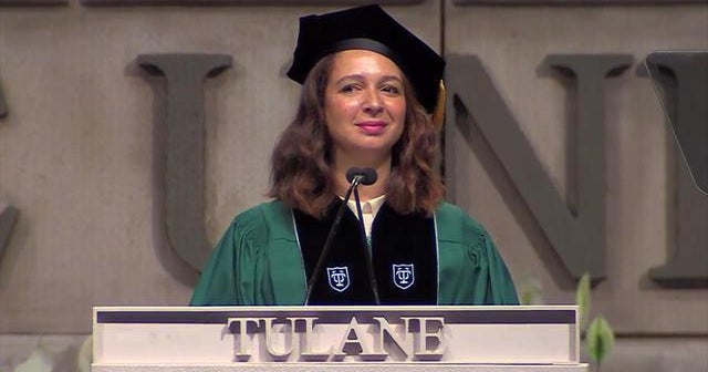 Maya Rudolph delivers commencement laughs to Tulane Class of 2015 - CBS ...