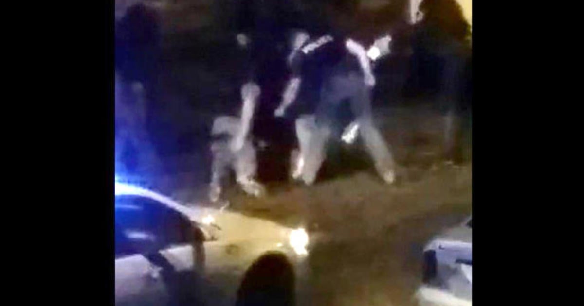 Video shows police beating and tasing 22-year-old during arrest - CBS News