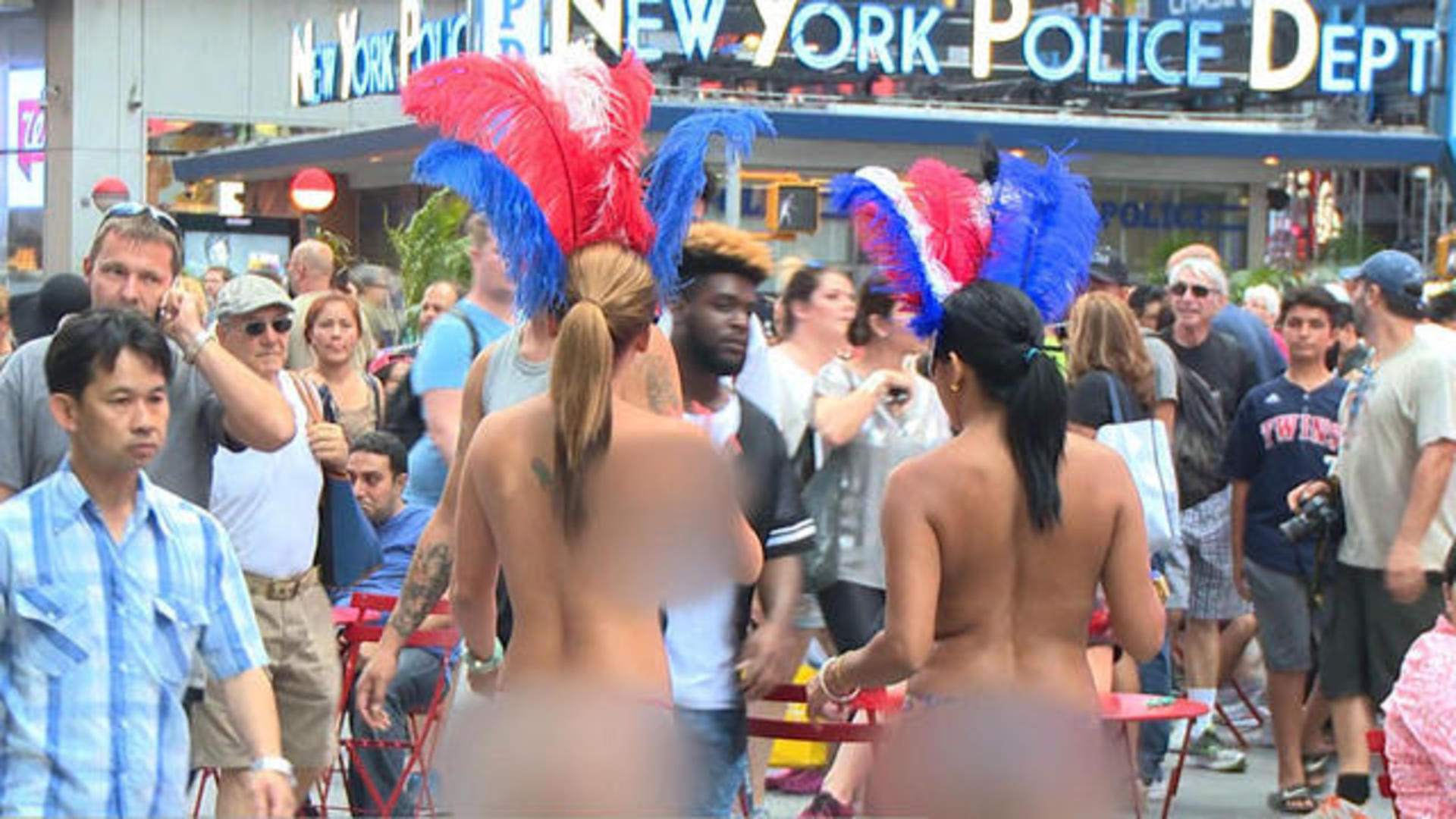 NYC mayor vows to crack down on Times Square topless women