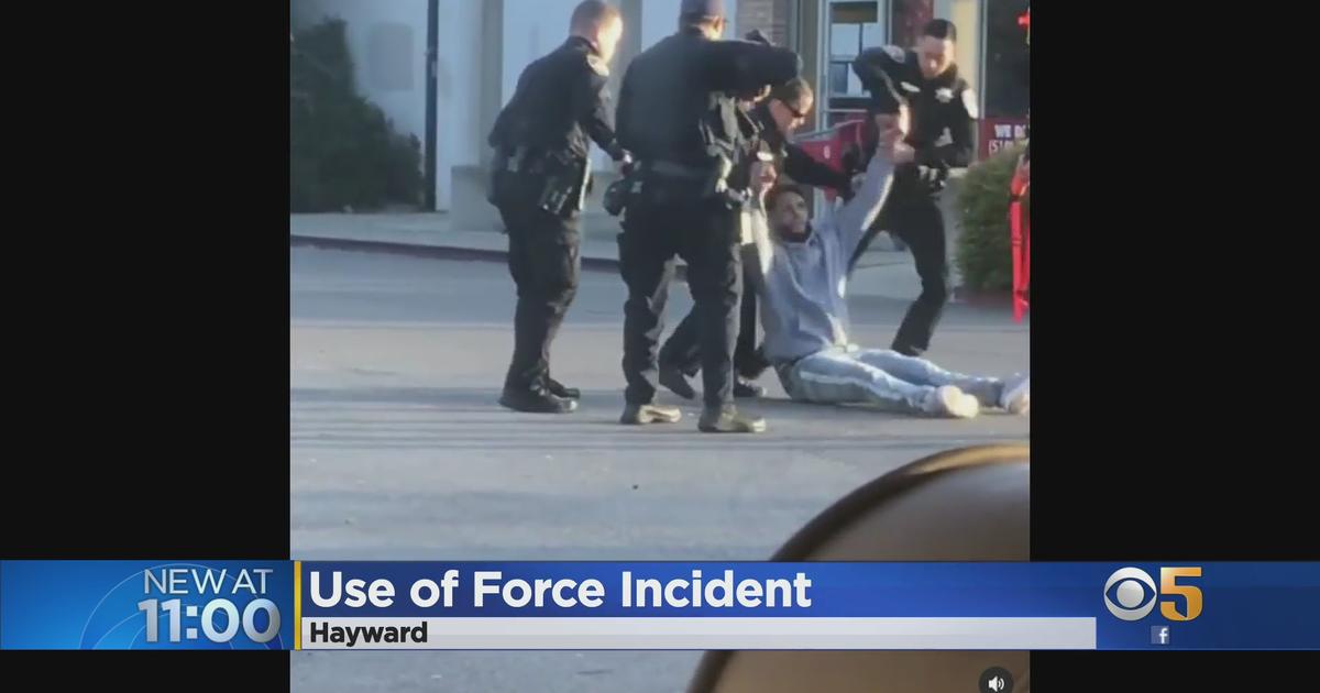 Video Hayward Police Use Of Force Incident Prompts Internal Investigation Cbs San Francisco 7889