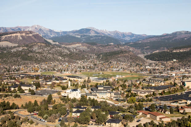 View of Durango and Fort Lewis College 