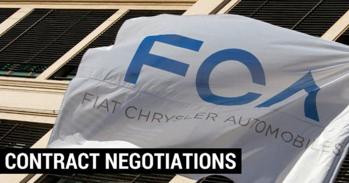 CBSNBusiness United Auto Workers target Fiat Chrysler in contract negotiations CBS News