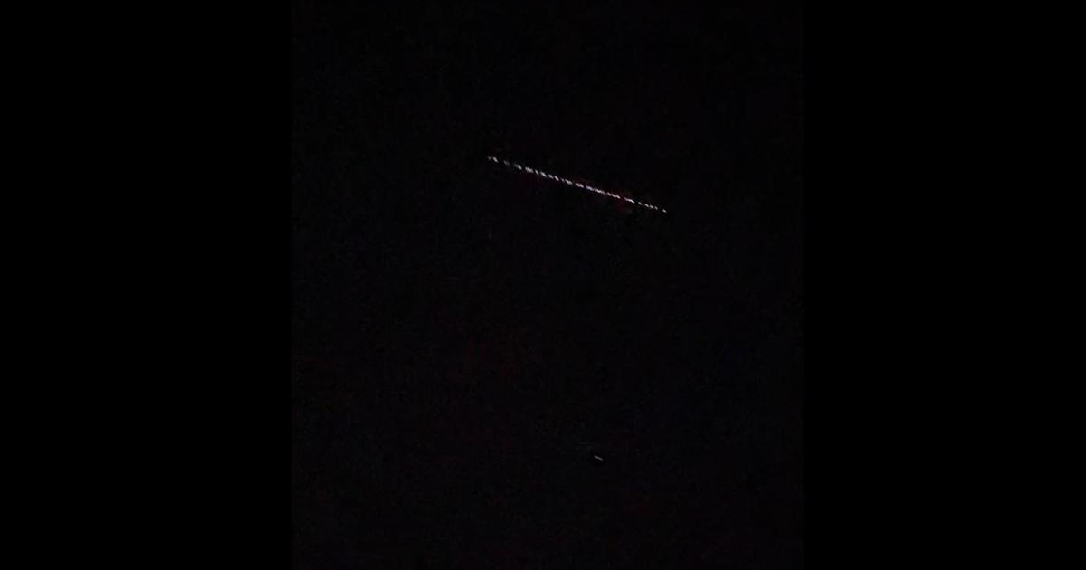 Viewers In North Texas Report Seeing Mysterious Streak Of Lights In Sky