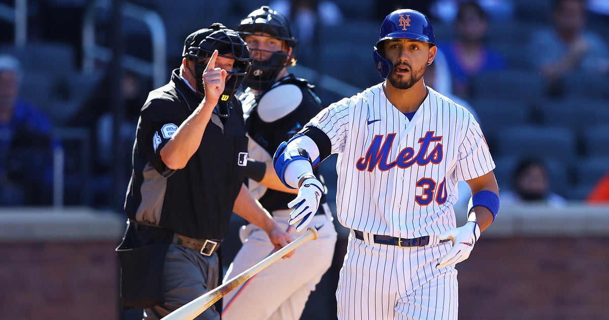 Mets Win Home Opener On Bizarre WalkOff Hit By Pitch CBS New York