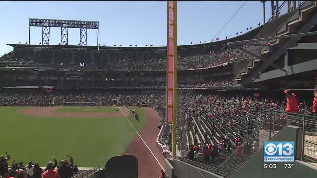 Fan Excitement! Home opener at Oracle Park for the San Francisco
