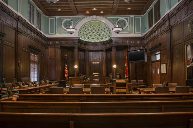 Courtroom. U.S. Court House, Augusta, Georgia 