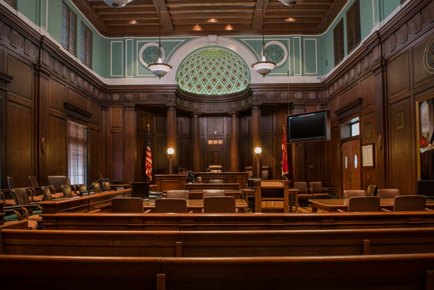 Courtroom. U.S. Court House, Augusta, Georgia