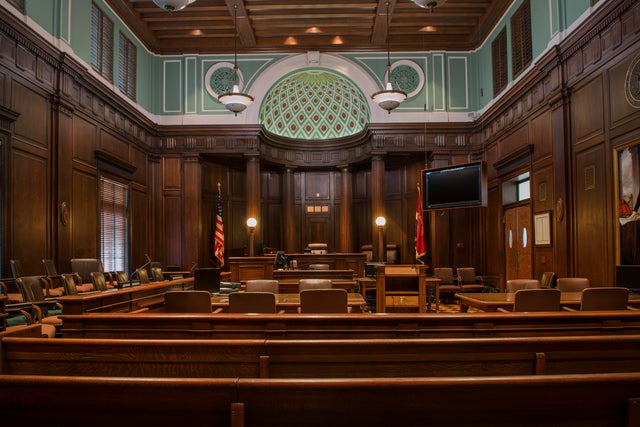 Courtroom. U.S. Court House, Augusta, Georgia 