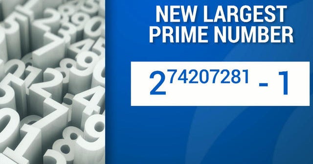 New largest prime number is over 22 million digits long cbs news