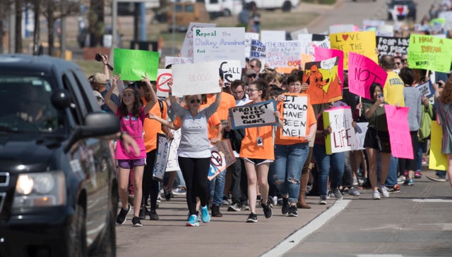 Thousands Join March For Our Lives Events Across US For School Safety From Guns 