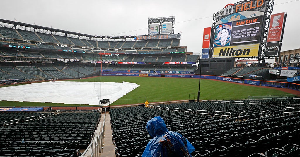 MetsBraves Game Postponed Due To A Forecast Of Heavy Rain CBS New York