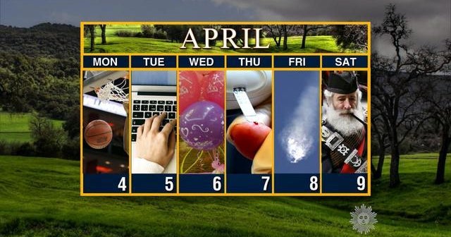 Calendar: Week of April 4 - CBS News