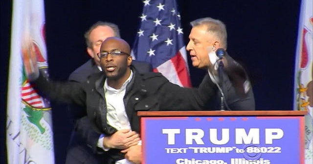 Trump protesters shut down Chicago rally - CBS News