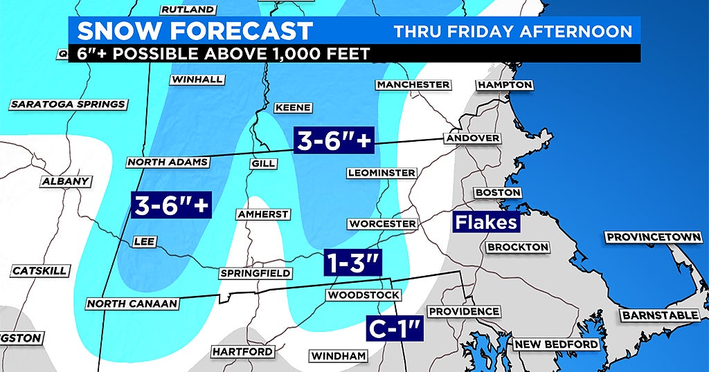 Slow Moving Storm Could Bring More Than 6 Inches Of Snow To Parts Of ...