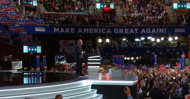 Looking back at day one of the RNC - CBS News