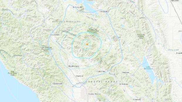 Northern Sonoma Earthquake - Anderson Springs 