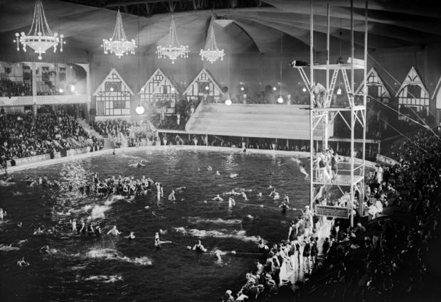 Madison Square Garden as a Swimming Pool 