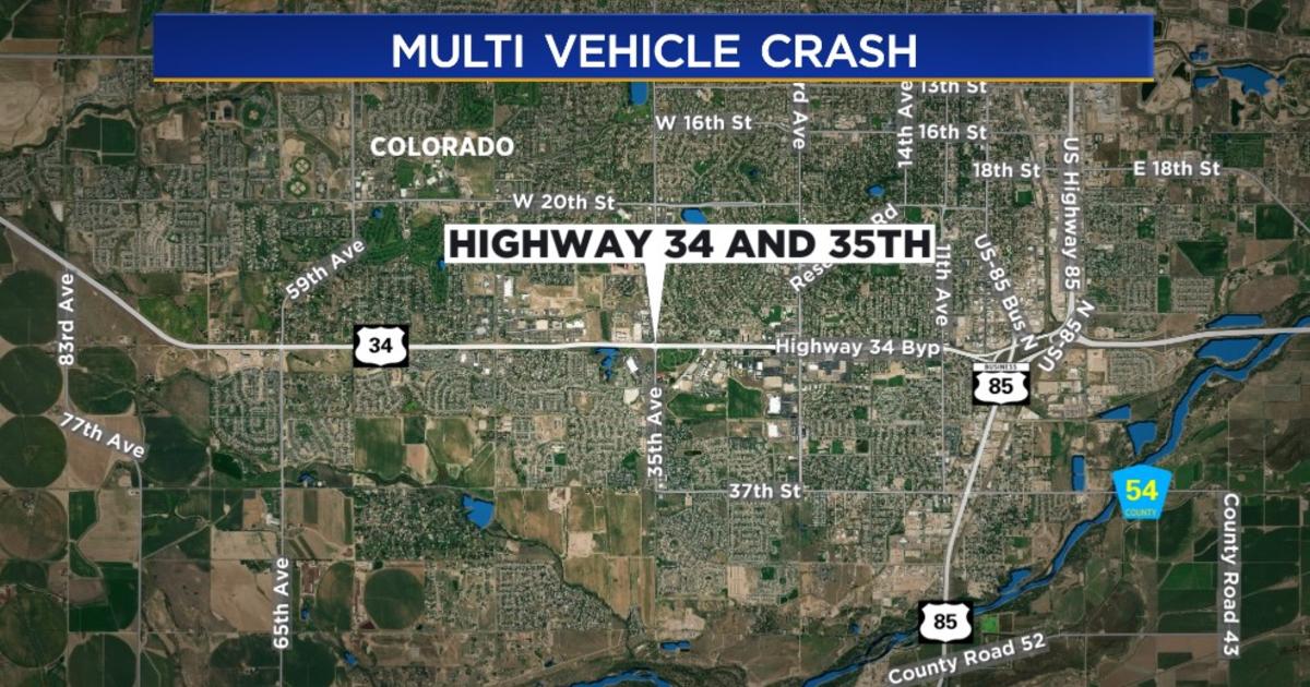 MultiVehicle Crash Shuts Down Highway 34 And 35th Avenue Intersection