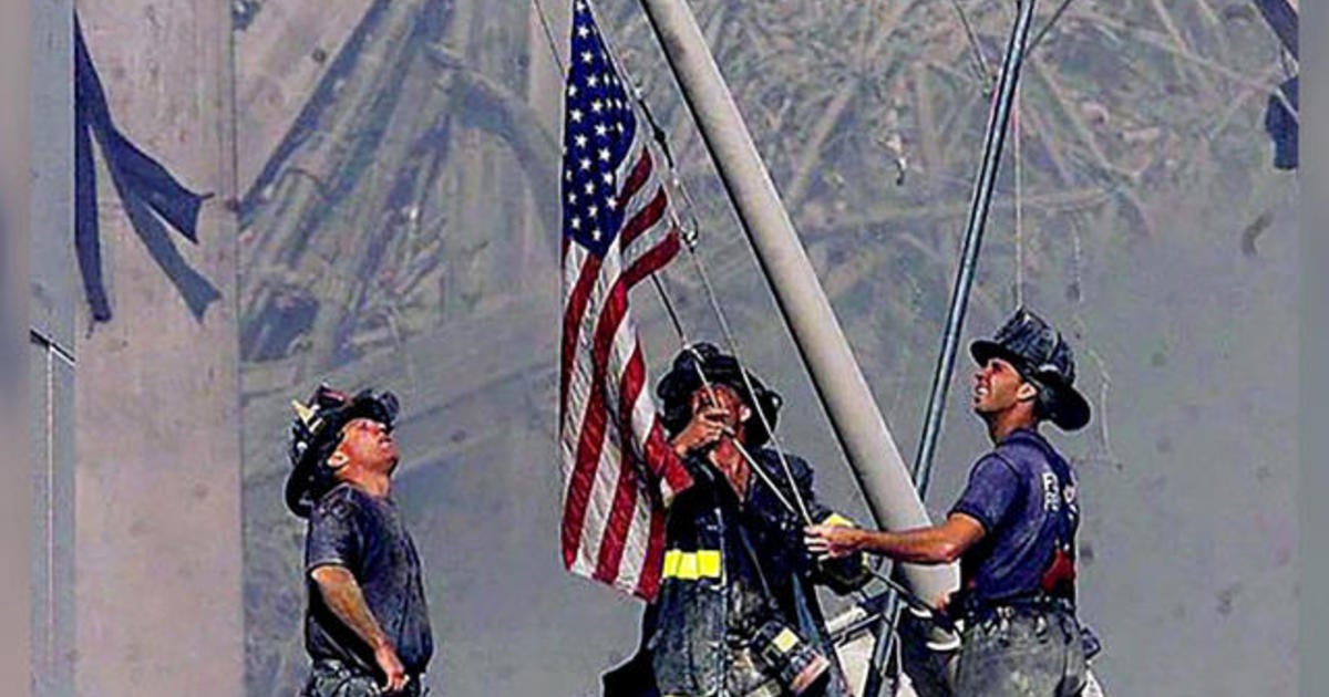 Iconic 9/11 flag found, donated to museum - CBS News