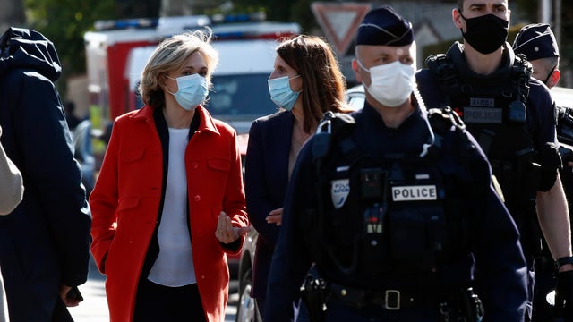 France Policewoman Stabbed 