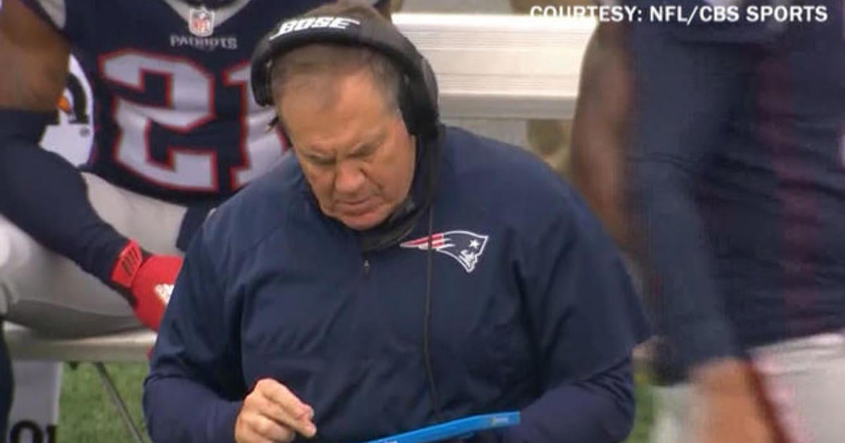 Bill Belichick is fed up with his Microsoft tablet - CBS News