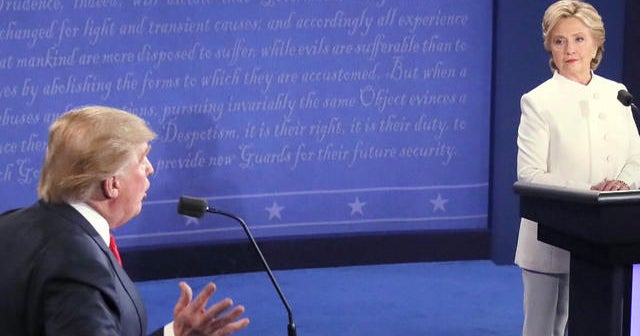 Trump and Clinton clash in final presidential debate - CBS News