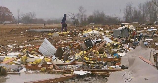 Tornadoes tear through the South - CBS News