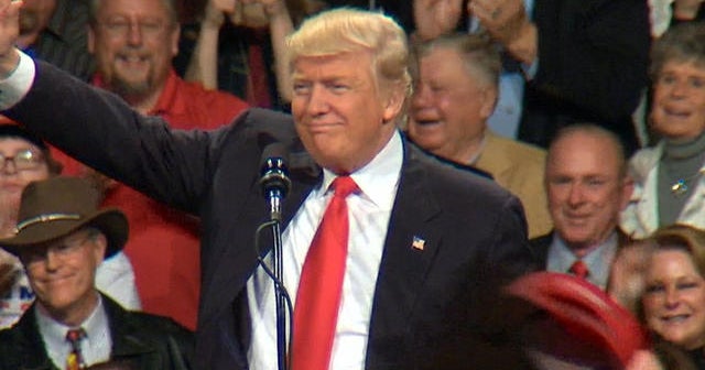 President-elect Donald Trump holds "Thank You" rally in Iowa - CBS News