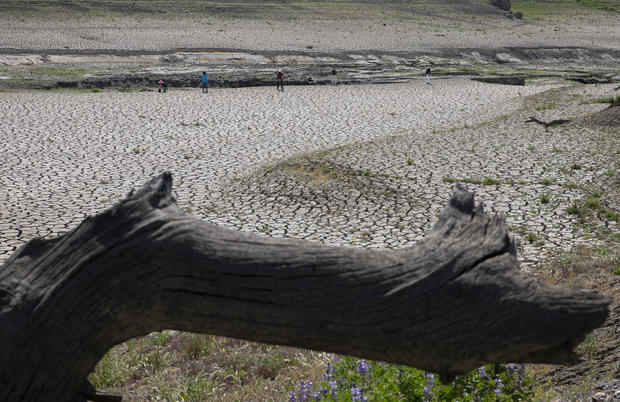 Dry Riverbed In Santa Clara drought 