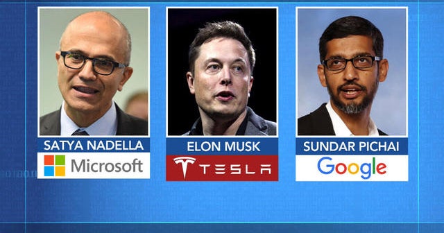 Tech giants slam President Trump on immigration policy - CBS News