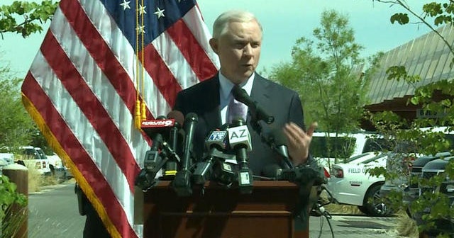 Jeff Sessions visits U.S.-Mexico border, announces new immigration ...