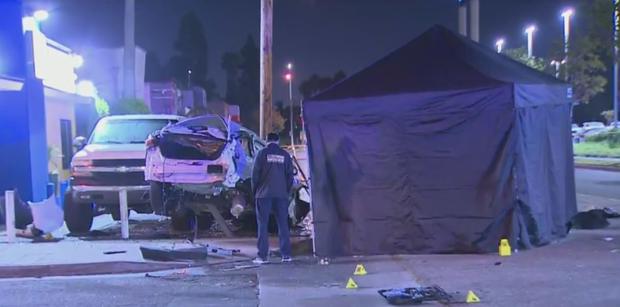 2 Innocent People Killed When Drugged-Driver Slams Into Car During Pursuit Near LAX 