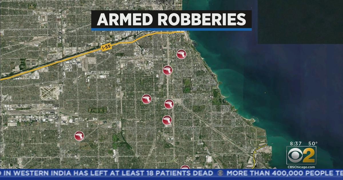 Armed Robbery Spree Crosses Six South Side Neighborhoods - CBS Chicago