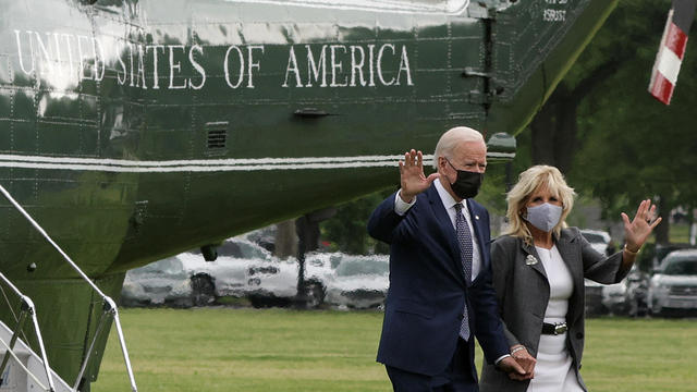 President Biden Returns To White House After Day In Virginia 