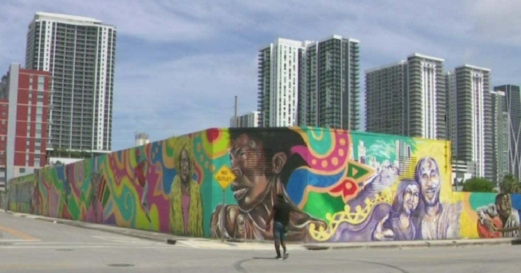 Overtown Overtakes Wynwood For Area's Longest Mural CBS Miami
